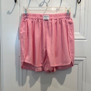 Pink Women's Pajama Shorts